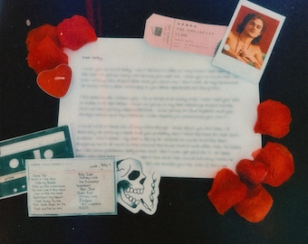 Billy Hargrove Comfort Character Letter // Sweetheart Set