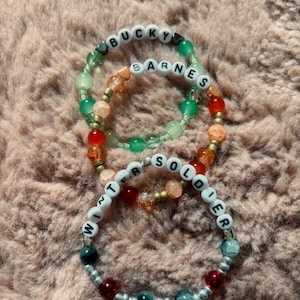Bucky inspired bracelet trio set