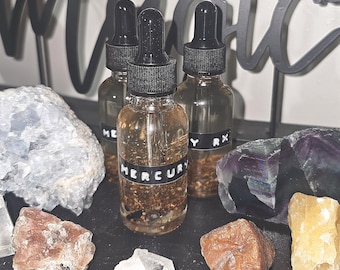 Aceite ritual de Mercurio retrógrado 1 oz