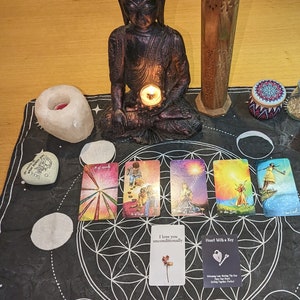 Liebe und Beziehung psychic tarot lesen 5 Karten plus 1 Liebe Orakel Karte (erhalten Sie es in 24 Stunden) Nachricht plus 1 versteckte Wahrheit Nachricht.