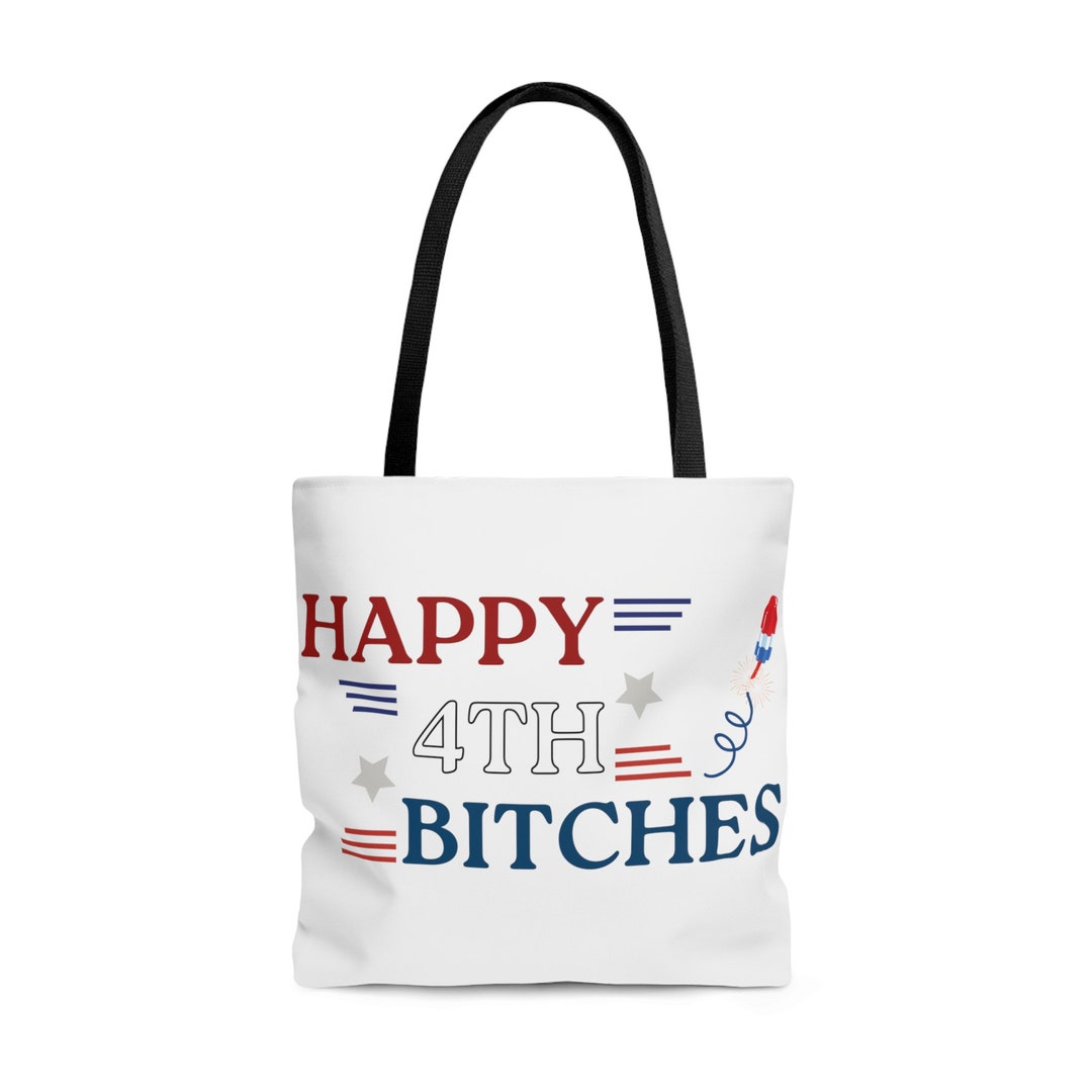 Fourth of july tote bag american flag bag patriotic tote