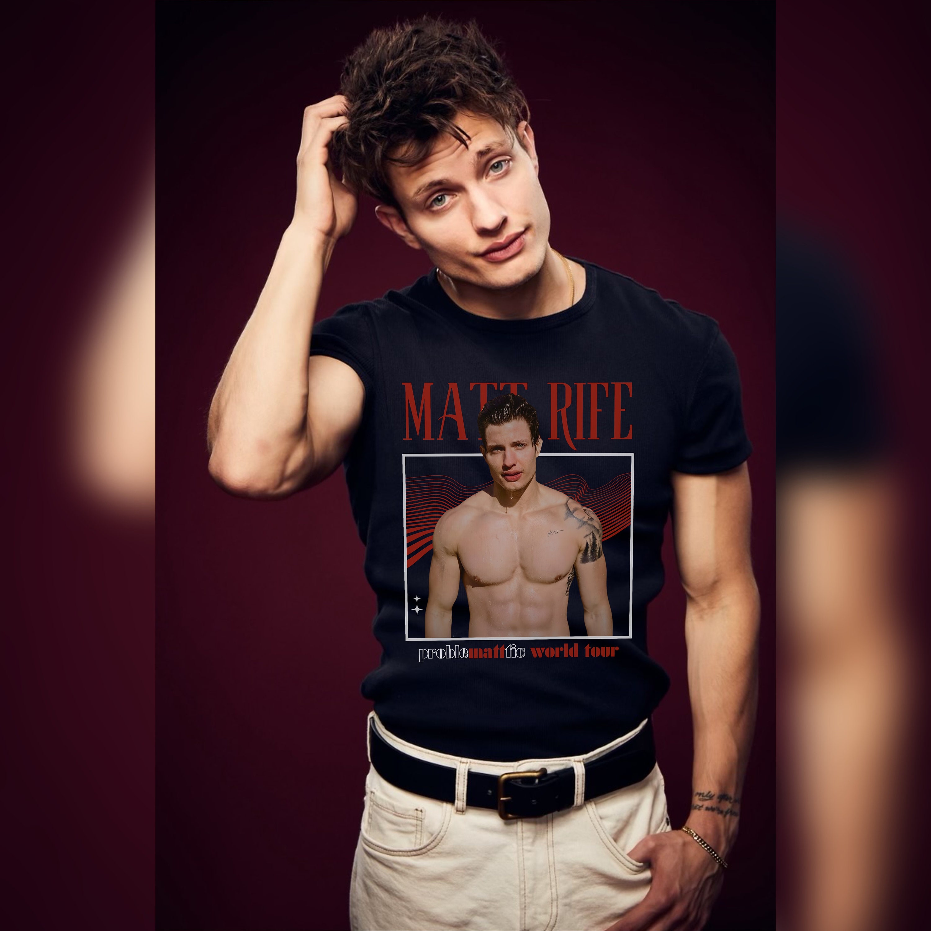 Matt Rife Shirt, Comedy Shirts, Matt Rife Tour Shirt, Rifey Material T