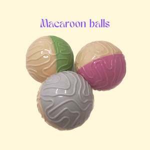 Squeaky Dog Ball Toy, Pet Toy for Anxiety, Calming Dog Toy, Durable Dog Toy For Aggressive Chewers, New Puppy Gift | combination of 3