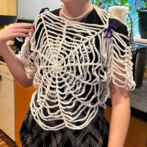 Crochet Spiderweb Top