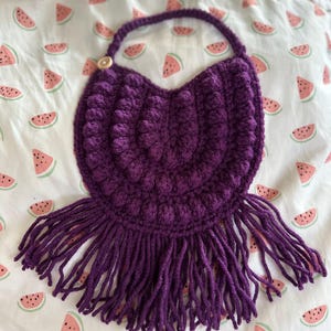 Crochet Baby Boho Bib