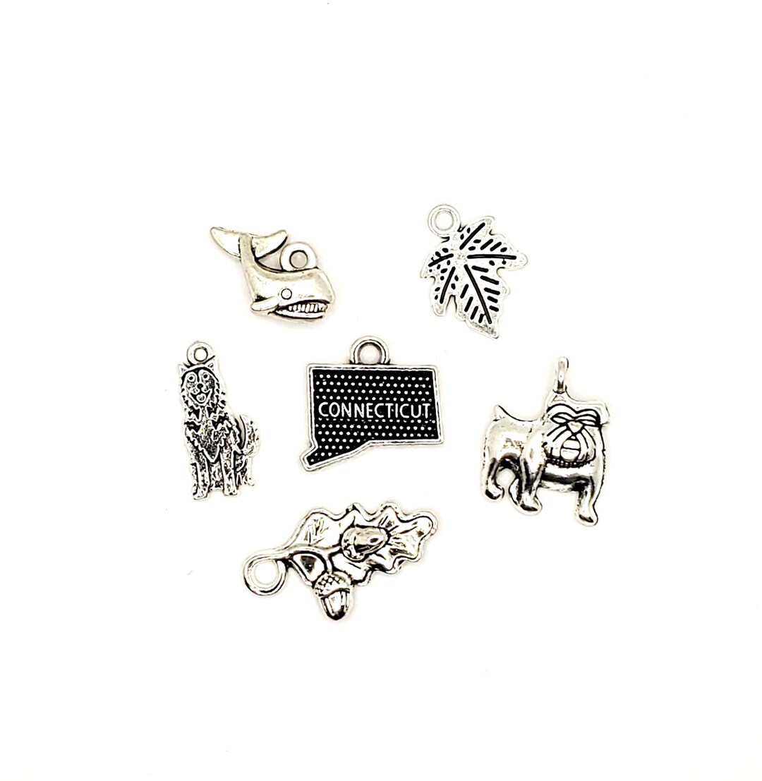 Connecticut Themed Stitch Marker Set, Connecticut State Lover Gift ...