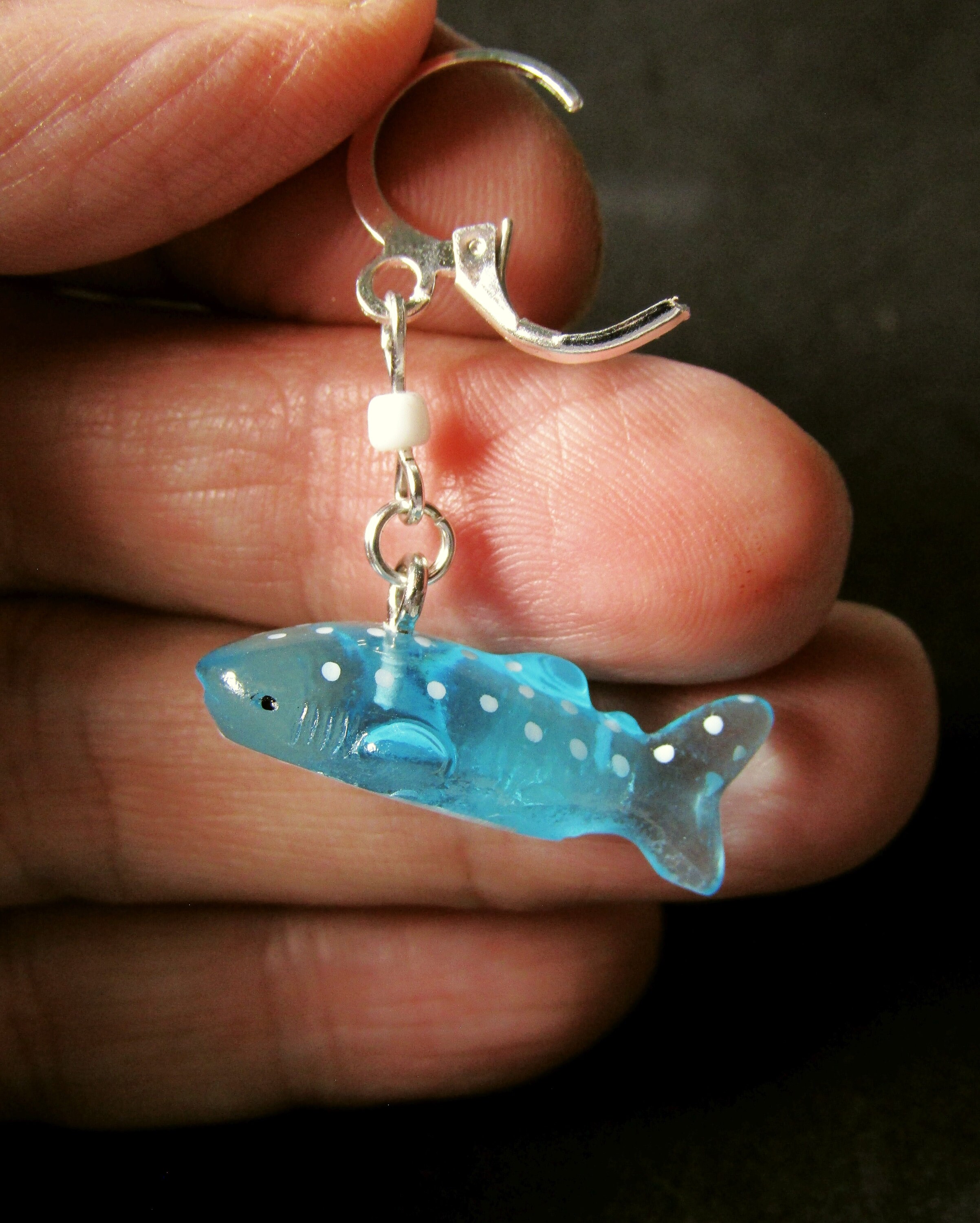 Whale Shark Stitch Marker, Stitch Markers for Whale Shark Loving