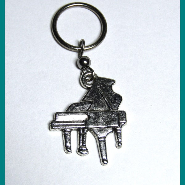 Piano Stitch Marker, Piano Crochet Progress Keeper, Music Themed Knit or Crochet Gift