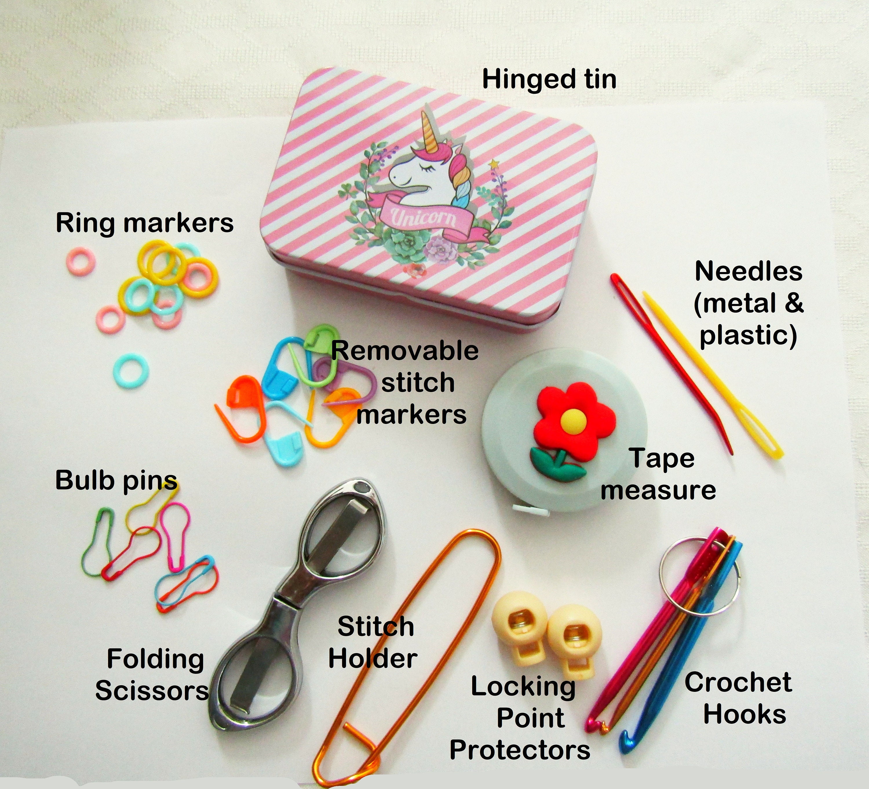 Sewing Kit for Adults, Knit Happy Sewing Kit Travel Repair Kit