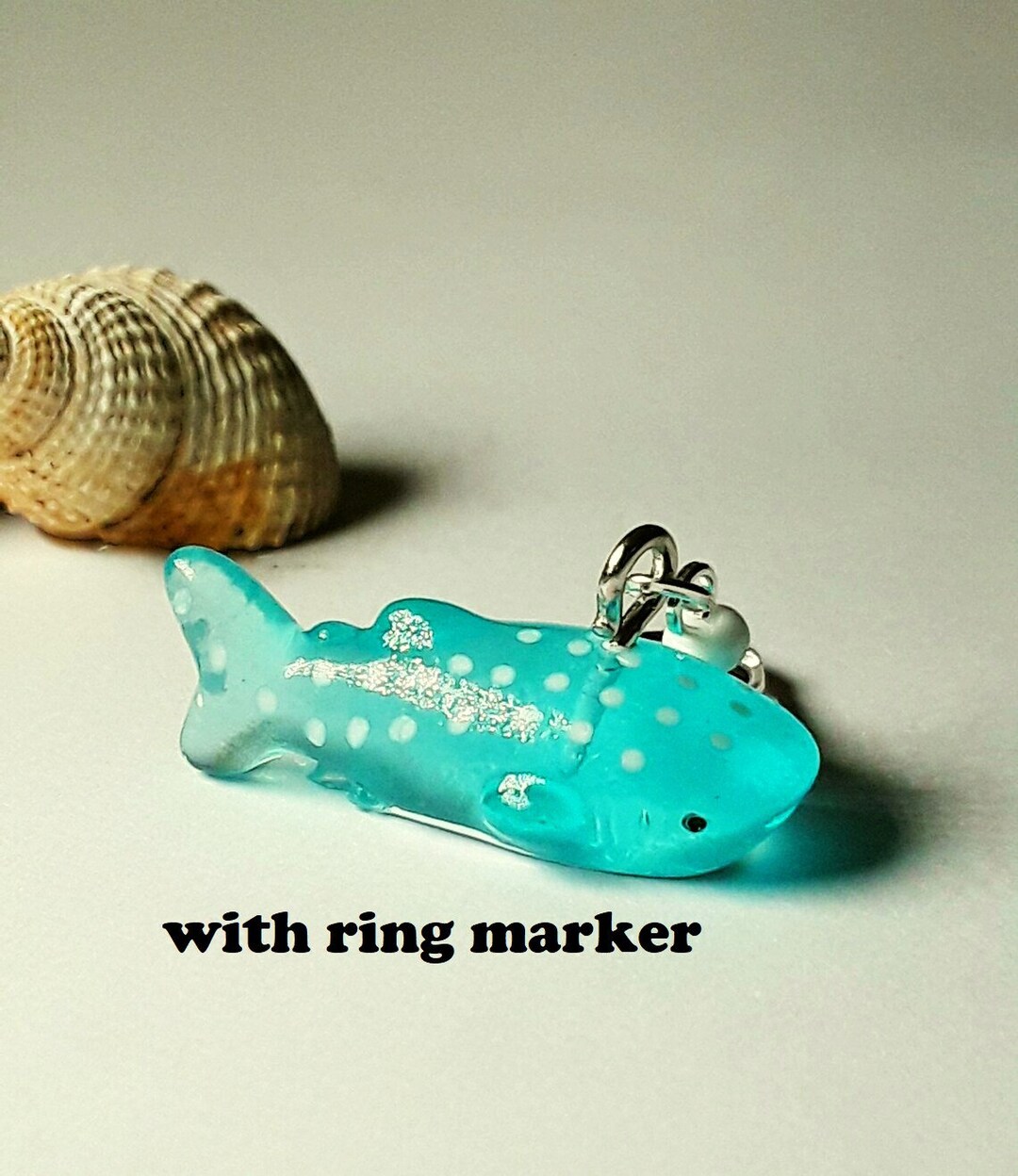 Whale Shark Stitch Marker, Stitch Markers for Whale Shark Loving