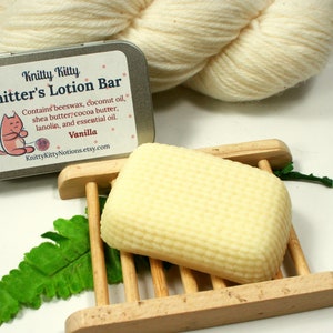 Knit Stitch Pattered Solid Lotion Bar, Moisturizer Bar, Beeswax Lotion Bar,  Lotion Bar in Tin, Dry Skin Moisturizer, Gift for Her