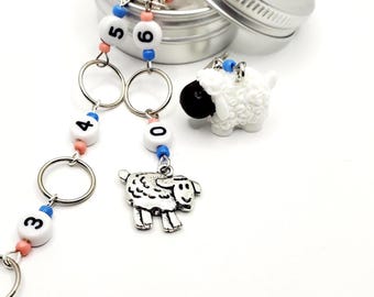 Sheep Snag-Free Chain Row Counter, Sheep Knitting Crochet Tool