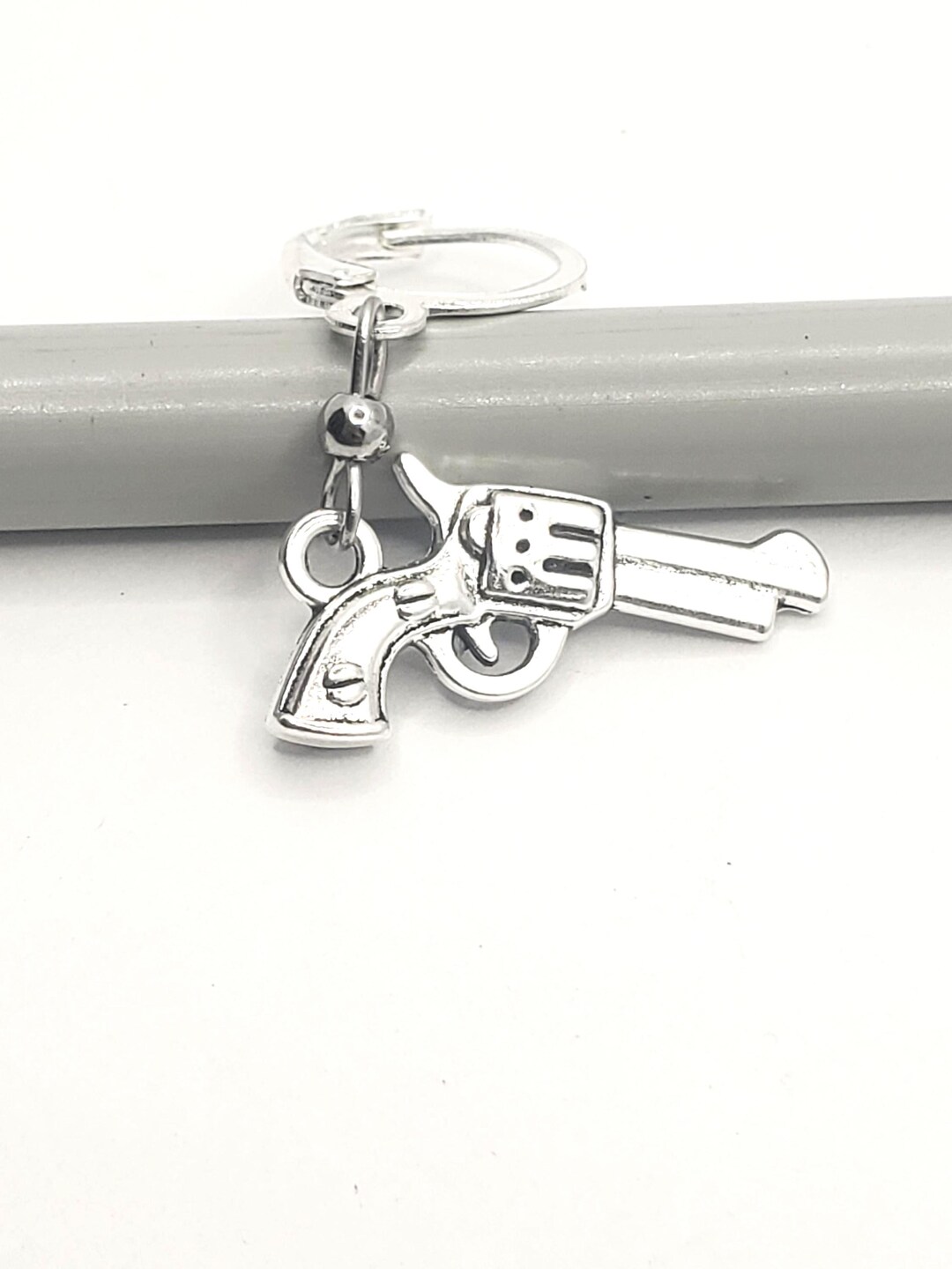 Gun Stitch Marker, Revolver Knit or Crochet Progress Keeper, Pistol ...