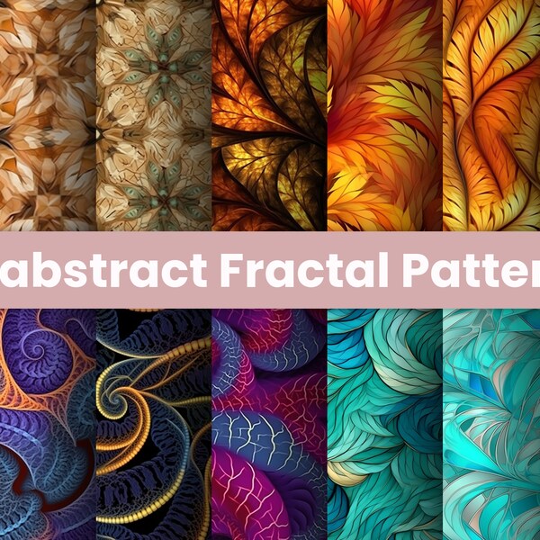Fractal Tile Pattern Fractal Art - Etsy