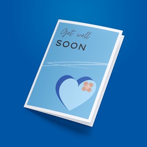 Well Soon CardBlue Digital