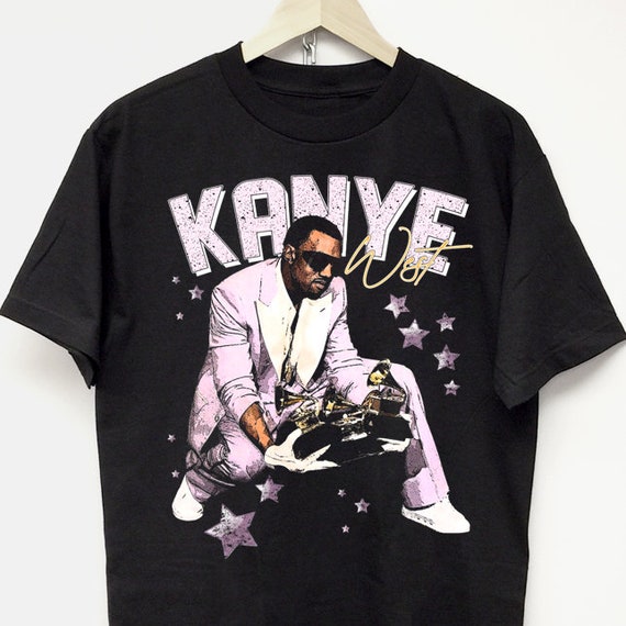 KANYE WEST T-SHIRT Vintage Rap Tee Drake Dennis Rodman Travis 