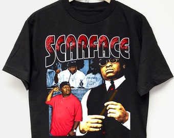 SCARFACE T-SHIRT | Vintage Rap Tee Astroworld Travis Scott Tupac 