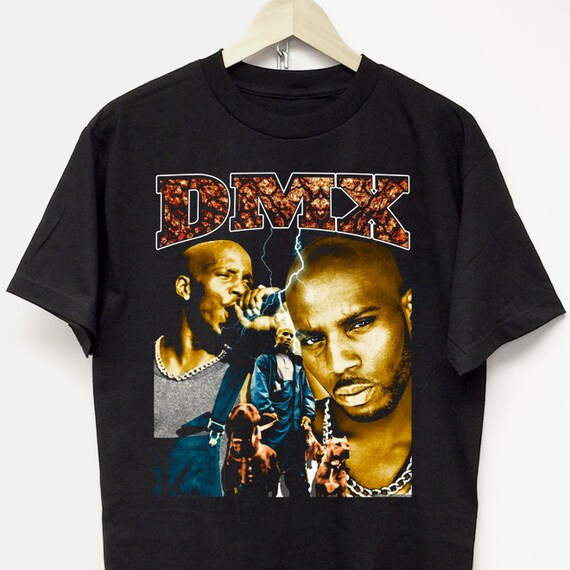 DMX T-SHIRT Vintage Y2k Rap Tee Hip Hop Graphic Streetwear Concert 