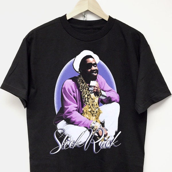 SLICK RICK T-SHIRT | vintage hip hop rap tee|  90 y2k | nas wu tang tupac jay z dmx travis scott kanye west rodman jordan concert tour merch