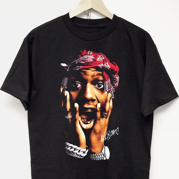 LIL YACHTY T-SHIRT vintage rap tee drake asap rocky rodman travis scott jordan mike tyson playboi carti ken carson kanye uzi vert tour merch