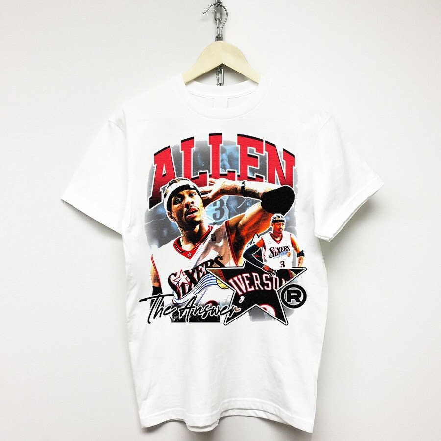 Allen Iverson vintage shirt, Men's Fashion, Tops & Sets, Tshirts & Polo  Shirts on Carousell