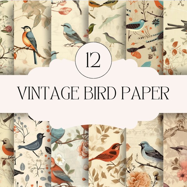 Vintage Bird - Etsy