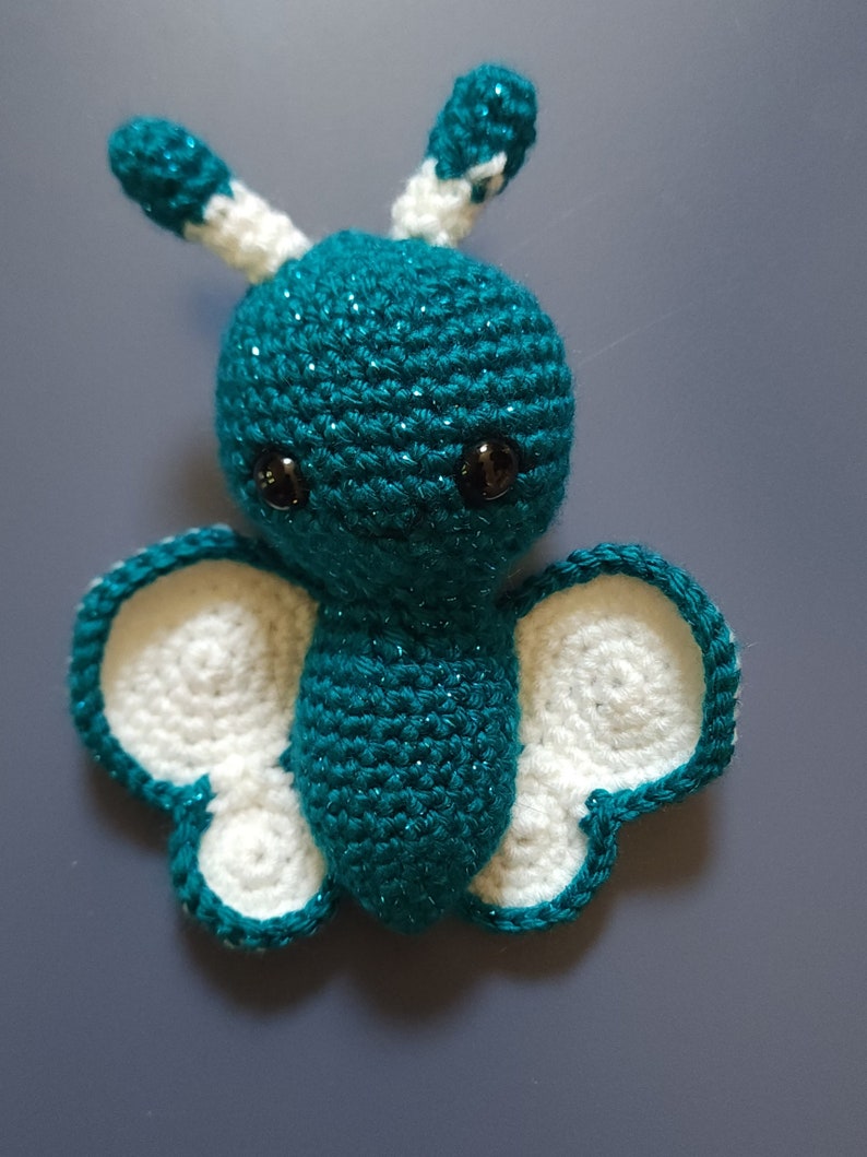 Handmade Customizable Crochet Butterfly Amigurumi image 5
