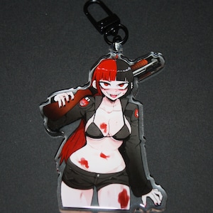 Gwen | "Buckshot Gwen Keychain" - anime waifu acrylic keychain