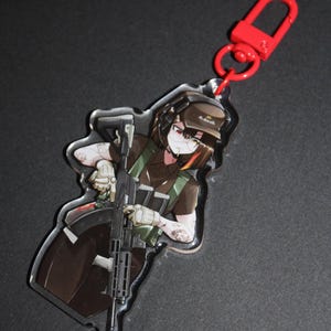 Mickie | "McDonald's Tactical Waifu keychain" - anime waifu acrylic keychain