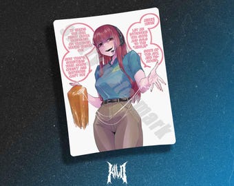 Mizuki | “Jizzle”- funny anime girl sticker