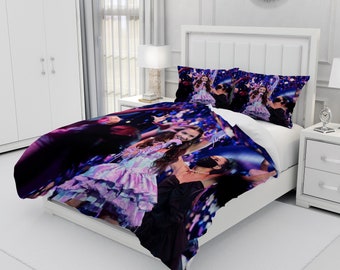 Olivia Rodrigo, Personalized Bedding Three Piece Set, Custom Duvet Cover And Pillowcase, Bedroom Decoration, Creative Gifts