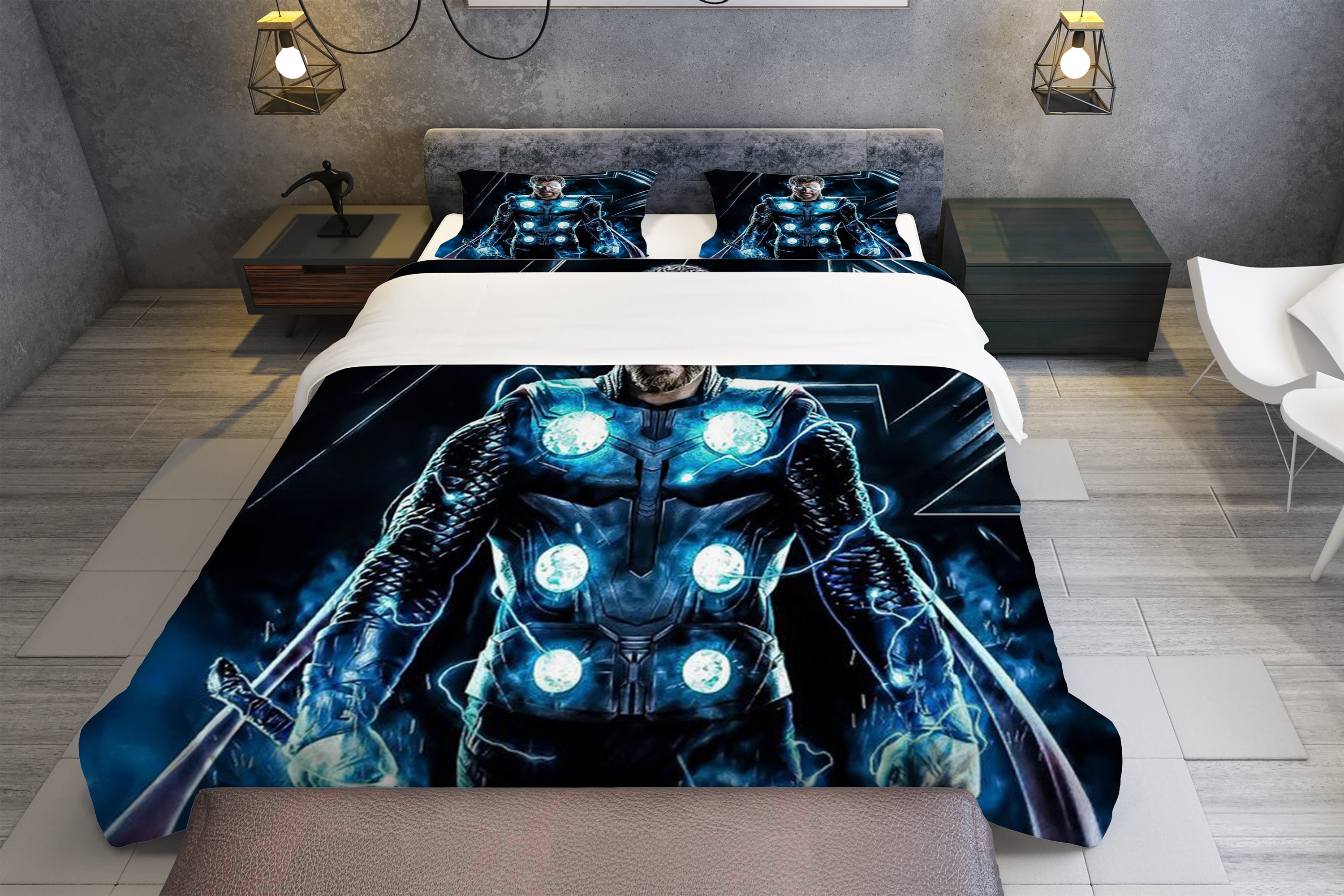 Thor Bedding Set, Super Hero Bedroom Decoration