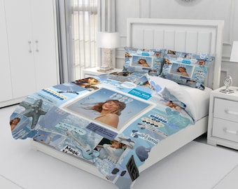 Taylor Swift, Personalized Bedding Three Piece Set, Custom Duvet Cover And Pillowcase, Bedroom Decoration, Creative Gifts