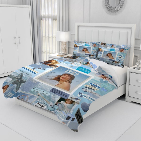 Taylor Swift, Personalized Bedding Three Piece Set, Custom Duvet Cover And Pillowcase, Bedroom Decoration, Creative Gifts