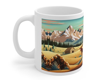 DUDE RANCH MUG 3 - Coffee Mug | Husband Gift | Son Gift | Boyfriend Gift | Brother Gift | Gift For Him | Mancave Gift  | Host Gift | Client