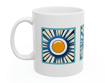 Comic Book Style Coffee Mug 4: Graphic Design, USA Made