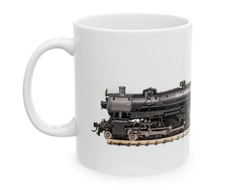 Train Mug 6: Locomotive Gift for Trainspotter