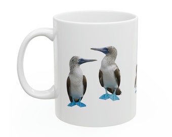 Taza 3 del Piquero Patas Azules: Regalo de las Islas Galápagos