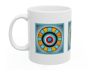 BD MUG 3 - Mug à café | Cadeau de pendaison de crémaillère | Cadeau pour professeur | Cadeau client | Cadeau de mariage | Mug design graphique | Cadeau pour dortoir étudiant