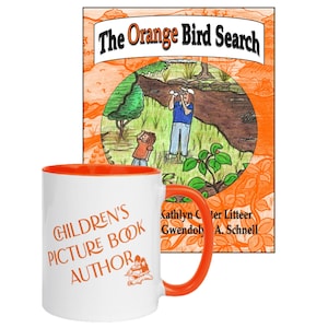Children&#39;s Picture Book Author Mug with Color Inside, Author Gifts, Right Handed, Left Handed, Writer Gift for Men, Writer Gift Women