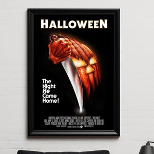 Halloween (1978) Movie Poster, High Quality Glossy Print from PosterOffice, Classic John Carpenter Movie Poster Print - Unframed