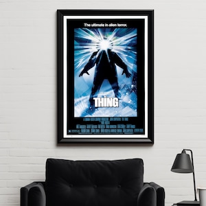 The Thing (1982) Movie Poster, High Quality Glossy Print from PosterOffice, Vintage Classic Movie Poster Print - Unframed