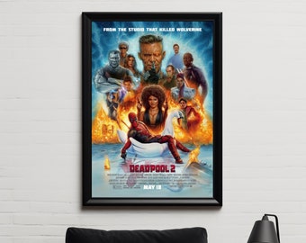 Deadpool 2 Movie Poster (2018, Ryan Reynolds), High Quality Glossy Print from PosterOffice, Movie Poster Print - Unframed