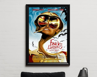 Fear and Loathing in Las Vegas (1998 Johnny Depp) Movie Poster, High Quality Glossy Print, Dr. Gonzo Movie Poster Print - Unframed