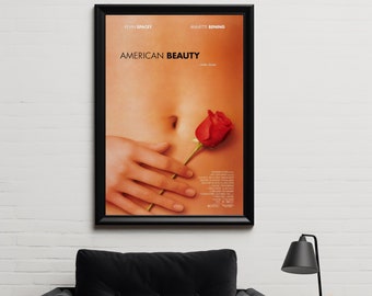 American Beauty (1999, Sam Mendes) Movie Poster, High Quality Glossy Print from PosterOffice, Vintage Classic Movie Poster Print - Unframed