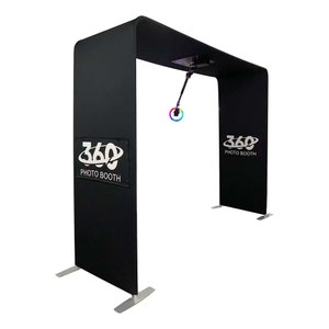 360 Overhead Photo Booth With Premium Metal Stand For Corporate Events, Parties, Weddings, Easy Assembly, FREE Logo