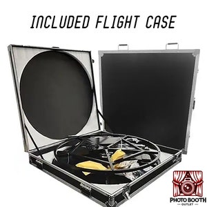 360 Photo Booth, Premium Metal Base For Corporate Events, Parties, Weddings, Free Flight Case image 4