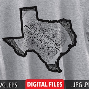 Football TEXAS conçu pour les lycéens NFL Cowboys Texans Longhorns A&M Hook Em Aggies Dallas Houston