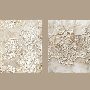 Vintage Lace Junk Journal Kit Shabby Chic Collage Sheets Printable ...