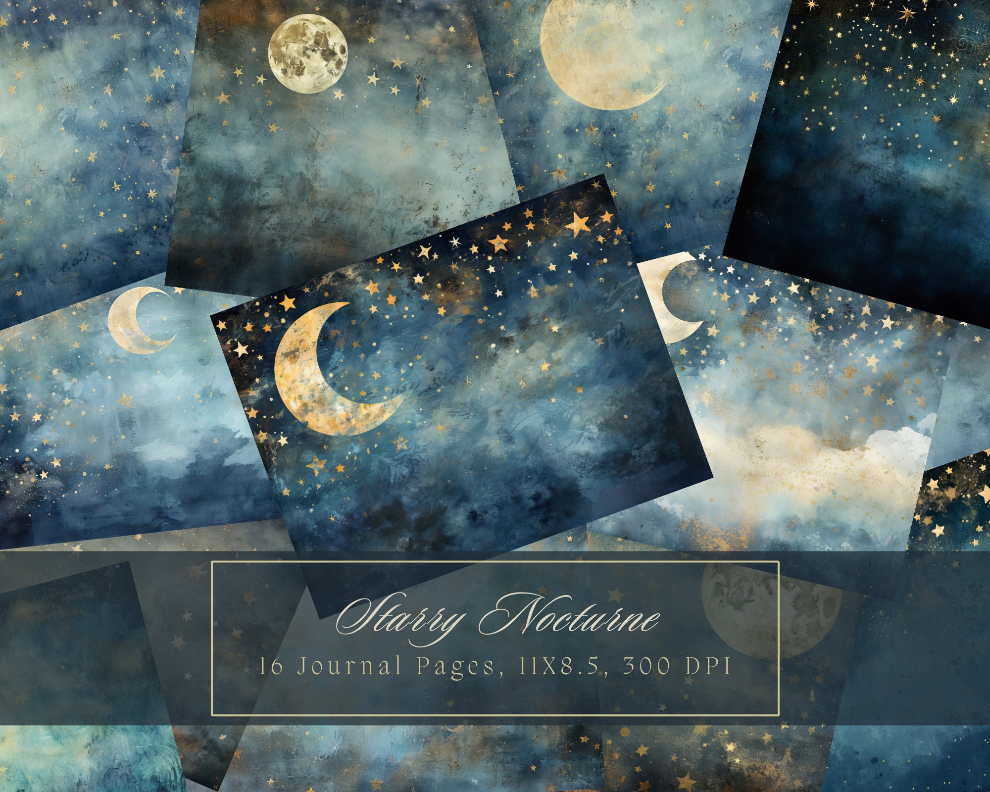Celestial Journal and Planner Graphic by Mary's Designs · Creative